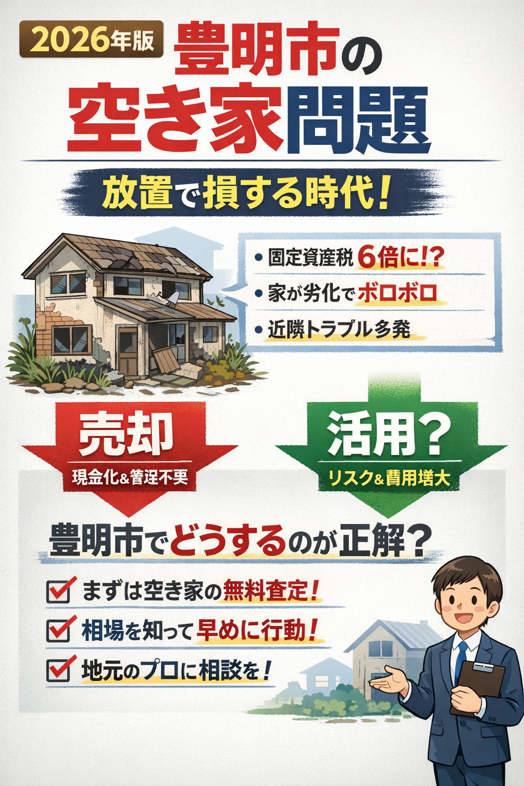 【2026年版｜豊明市の空き家問題】放置で損する時代へ。売却...の画像