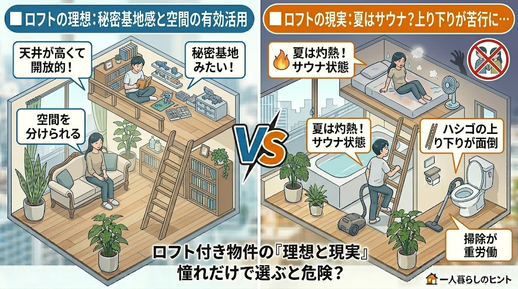 【憧れだけで選ぶと危険？】ロフト付き物件の「理想と現実」…住...の画像