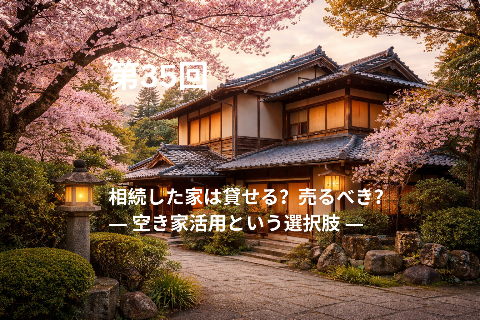 相続した家は貸せる？売るべき？  ― 空き家活用という選択肢...の画像