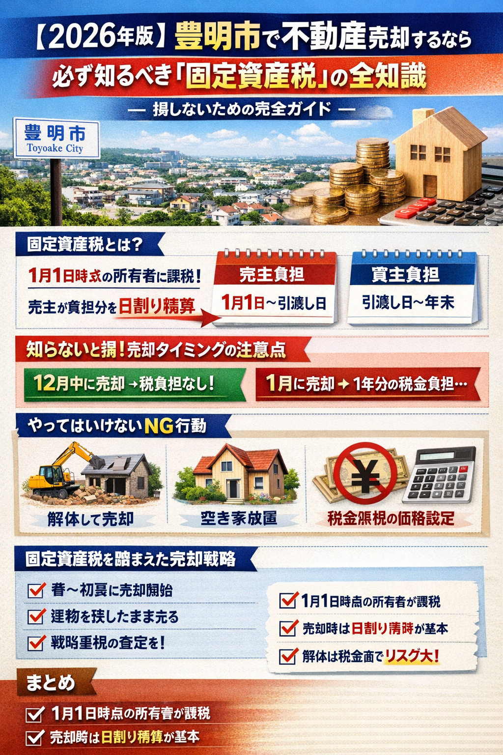 【2026年版】豊明市で不動産売却するなら必ず知るべき「固定...の画像