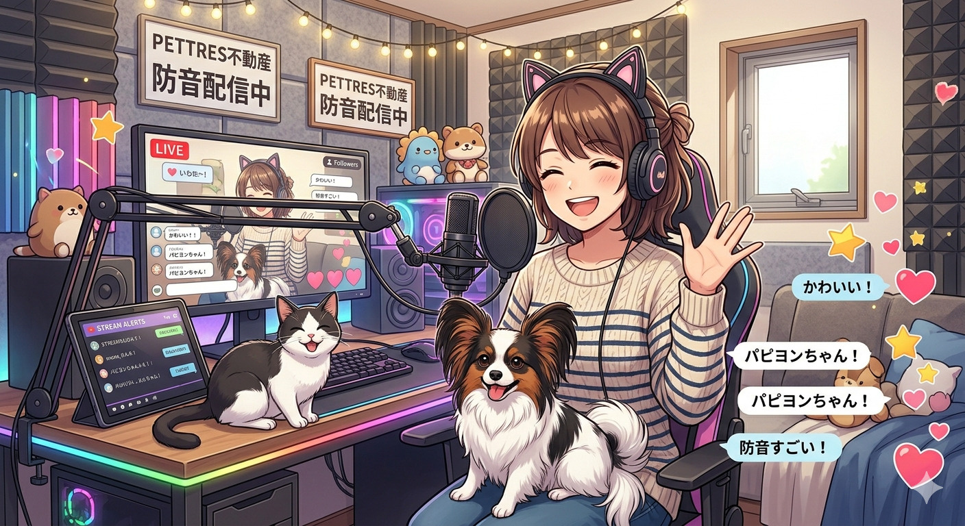 愛犬の鳴き声が心配……。それなら「防音室付き物件」という選択...の画像