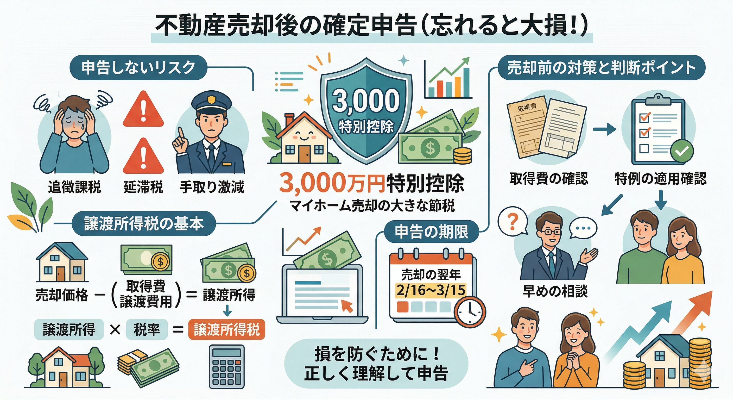 【要注意】確定申告を忘れると、手取りが一気に消えます｜京都市...の画像