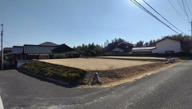 西岐波にある戸建てにぴったりの平坦地の画像