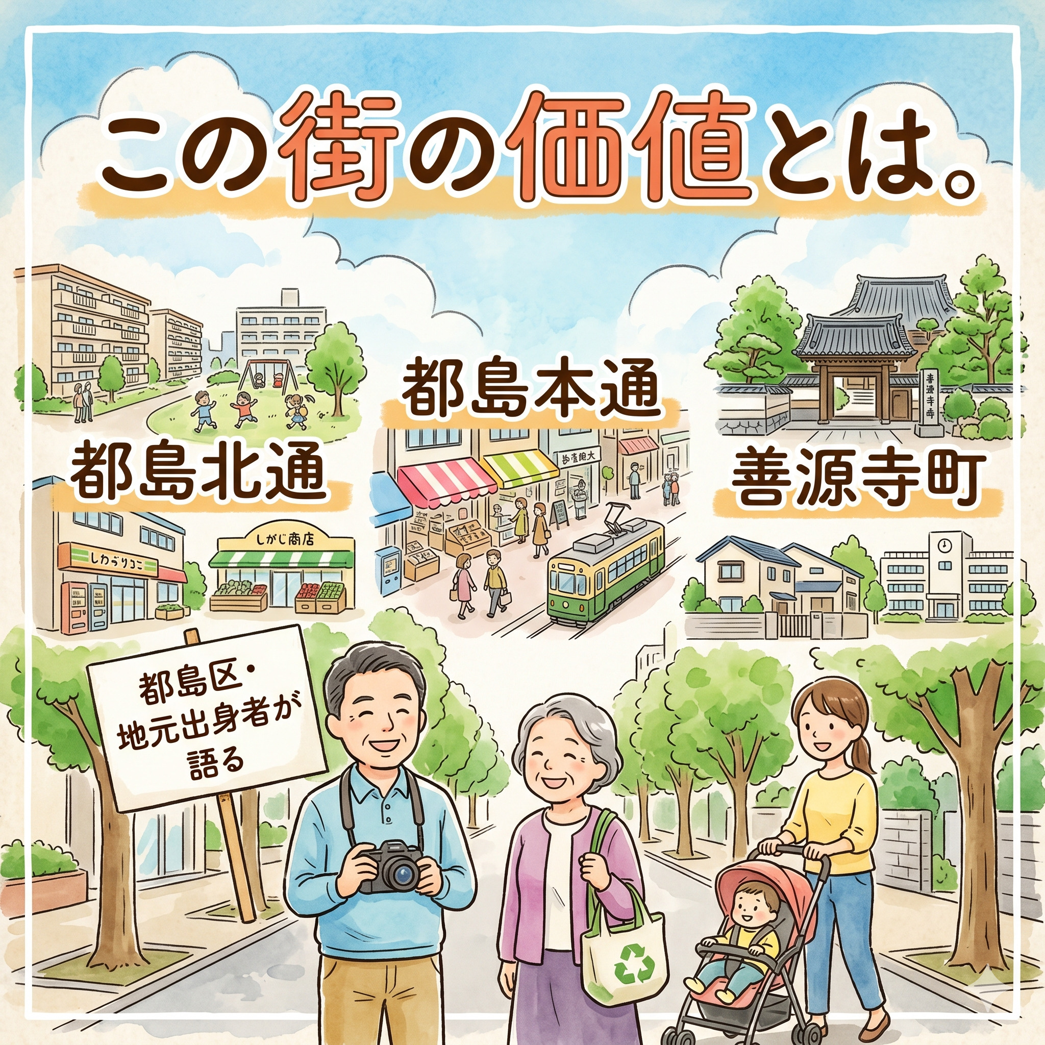 都島北通・都島本通・善源寺町。この街の価値とは。の画像