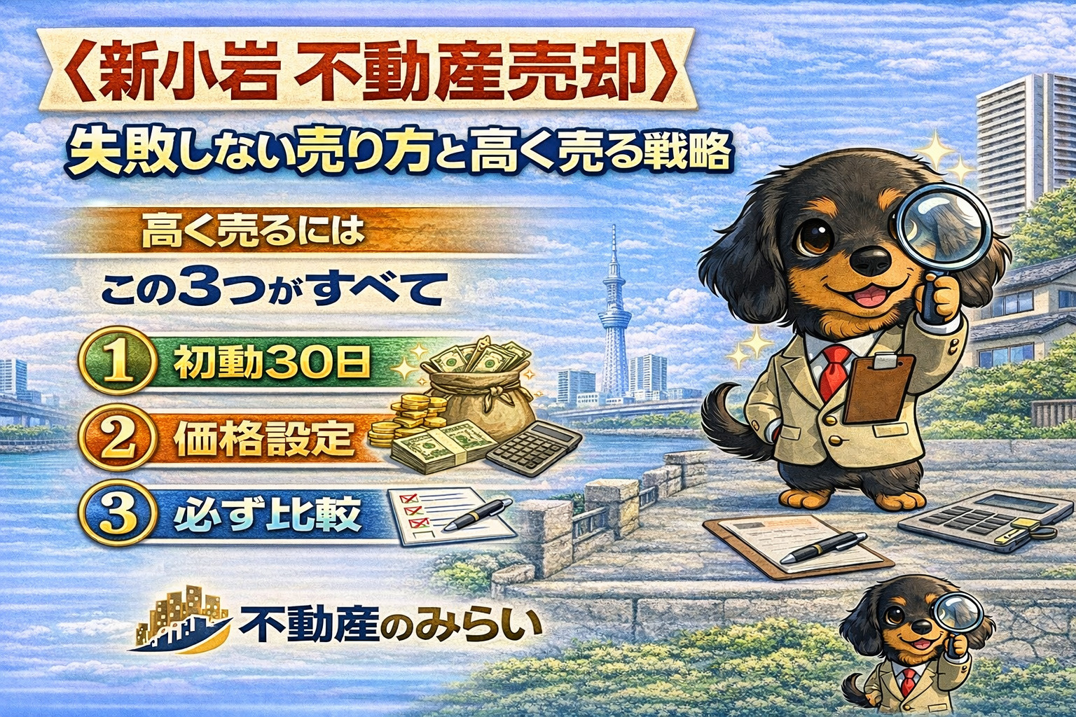 【新小岩 不動産売却】失敗しない売り方と高く売る戦略の画像