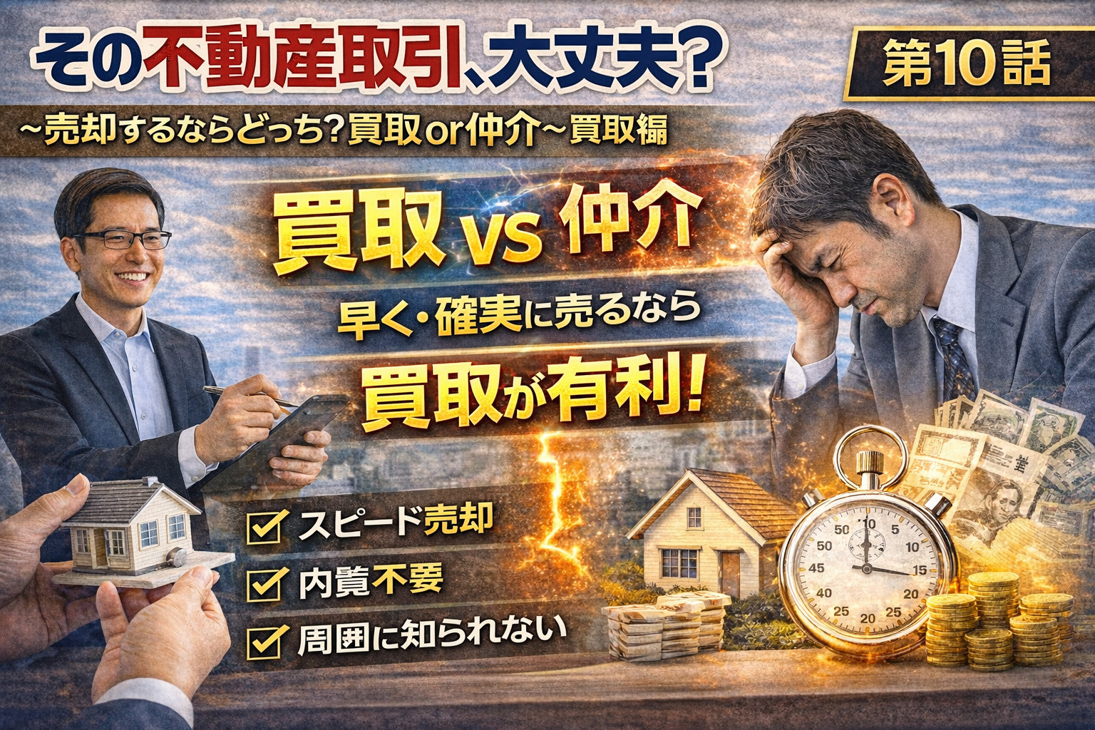 ～売却するならどっち？買取or仲介～　買取編　その不動産取引...の画像