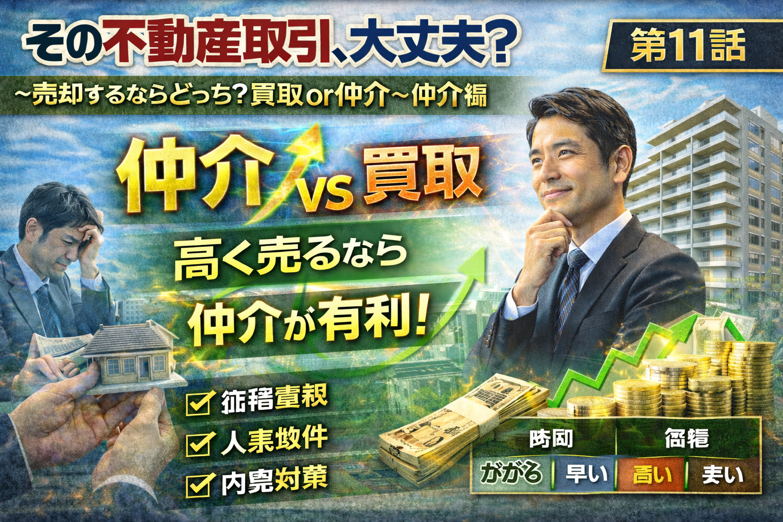 ～売却するならどっち？買取or仲介～仲介編　その不動産取引、...の画像
