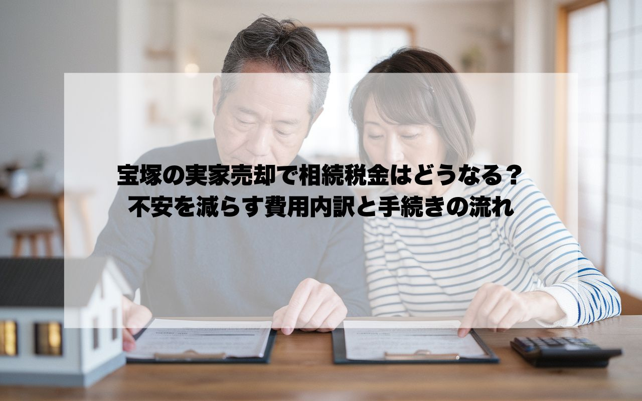 宝塚の実家売却で相続税金はどうなる？  不安を減らす費用内訳...の画像