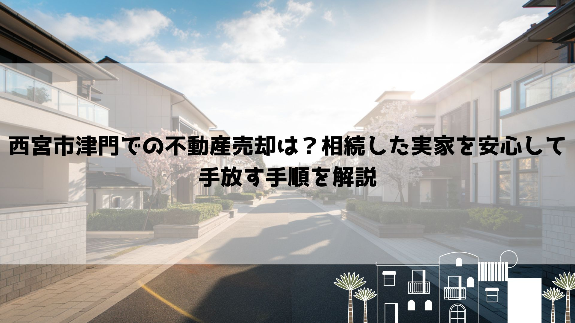 西宮市津門での不動産売却は？相続した実家を安心して手放す手順...の画像