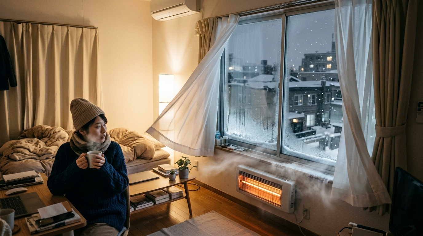 その寒さ、カーテンのせいかも？カーテン選びで住み心地が激変！...の画像