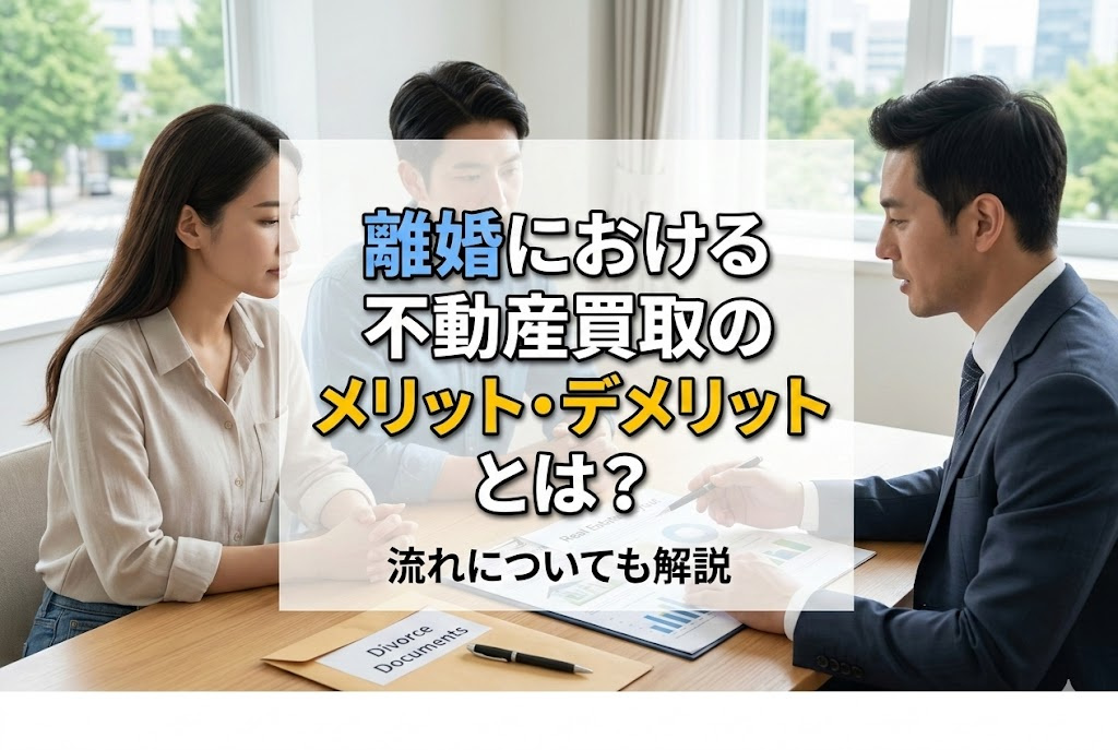 離婚における不動産買取のメリット・デメリットとは？流れについ...の画像