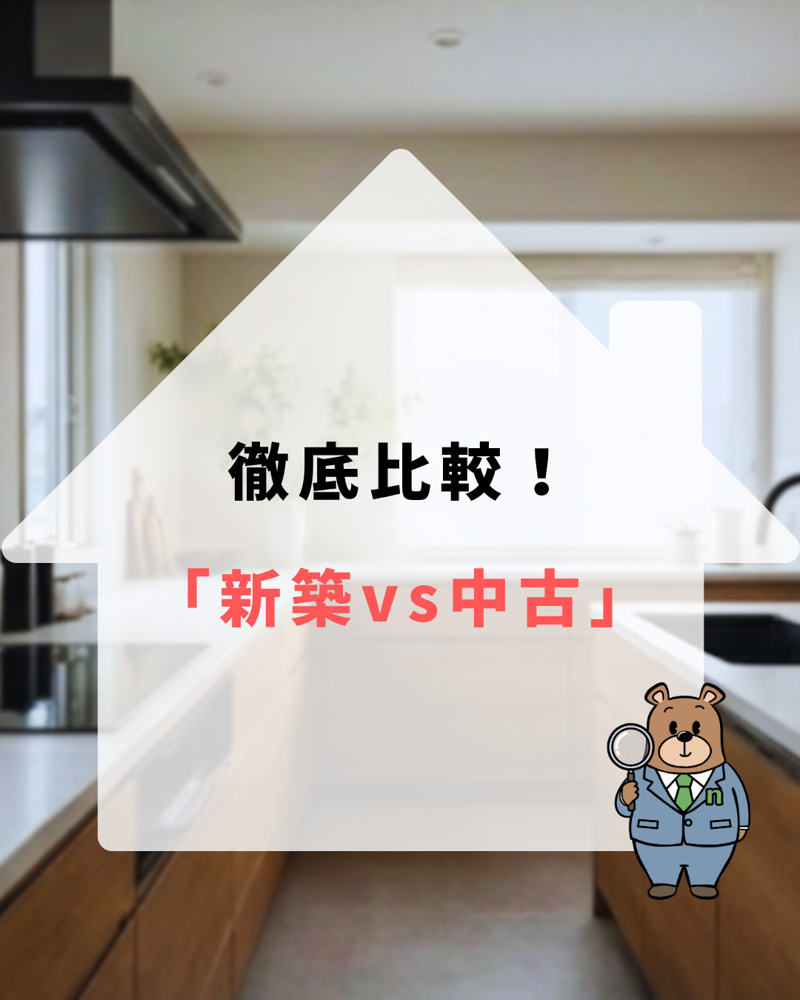 「徹底比較！「新築VS中古住宅」」の画像