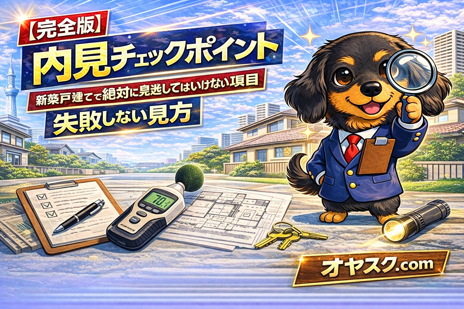 内見チェックポイント｜新築戸建てで絶対に見逃してはいけない項...の画像