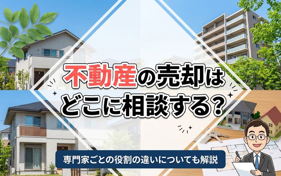 不動産の売却はどこに相談する？専門家ごとの役割の違いについて...の画像