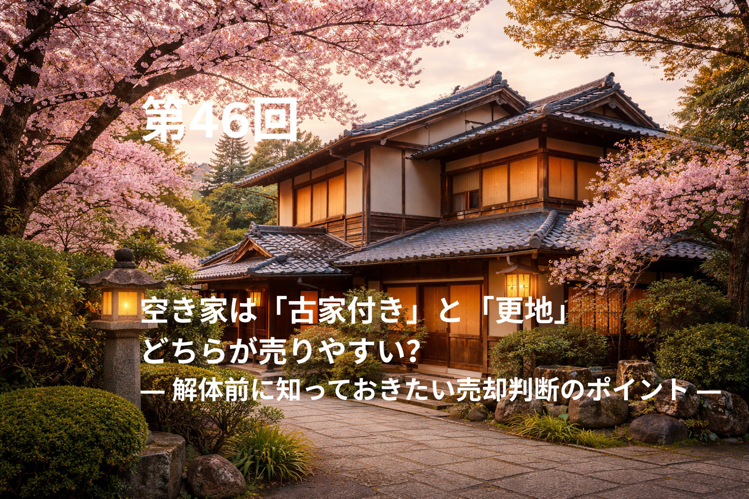 空き家は「古家付き」と「更地」どちらが売りやすい？ ― 解体...の画像