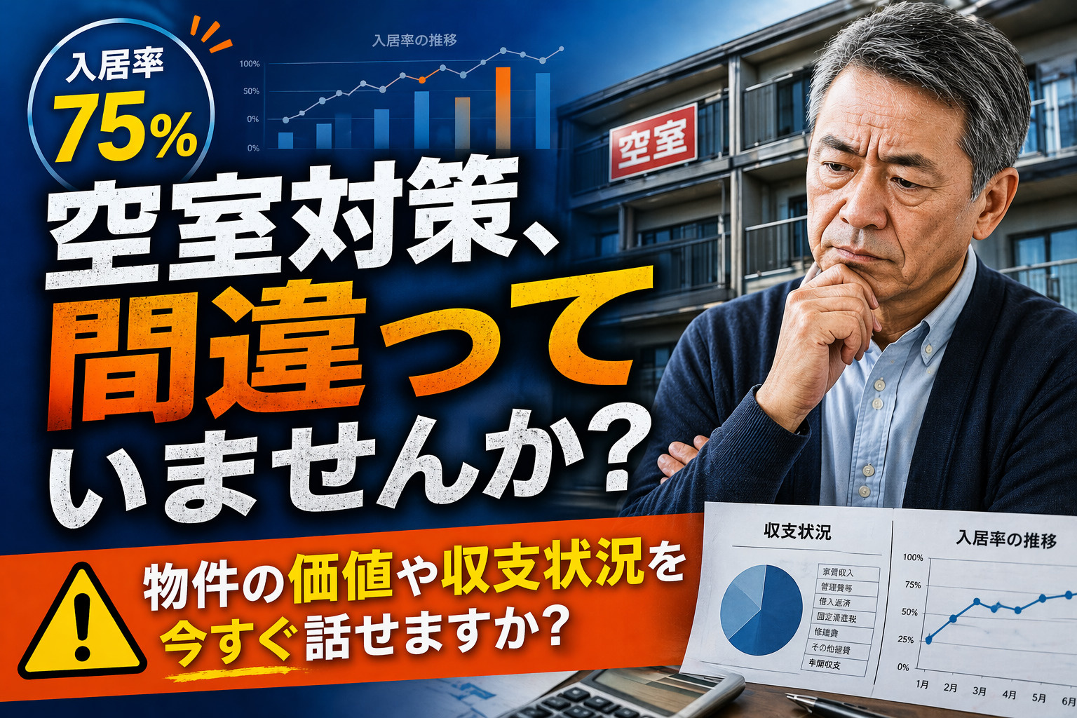 空室が埋まらない本当の理由｜感覚で空室対策をしていませんか？...の画像