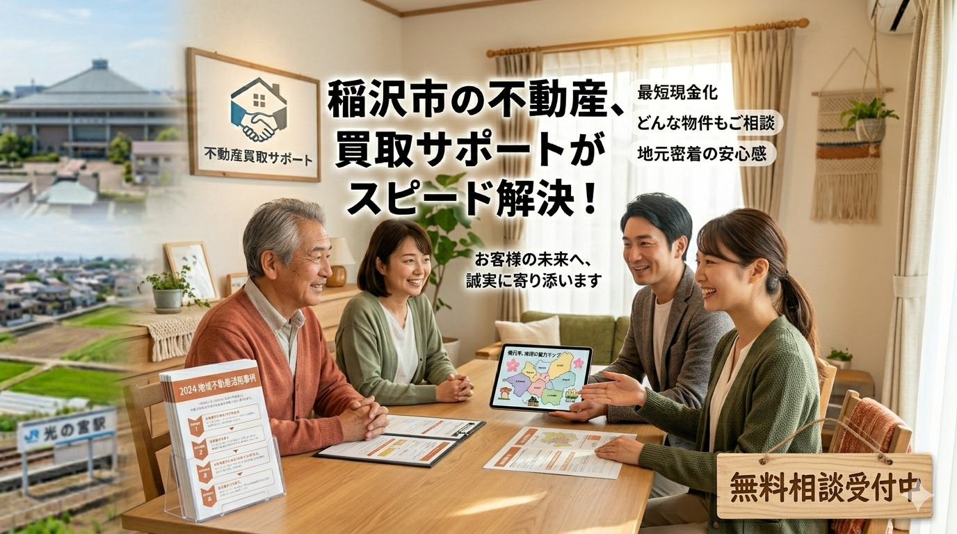 【稲沢市不動産買取】「不動産買取サポート」が寄り添う、 安心...の画像