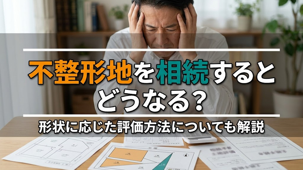 不整形地を相続するとどうなる？形状に応じた評価方法についても...の画像