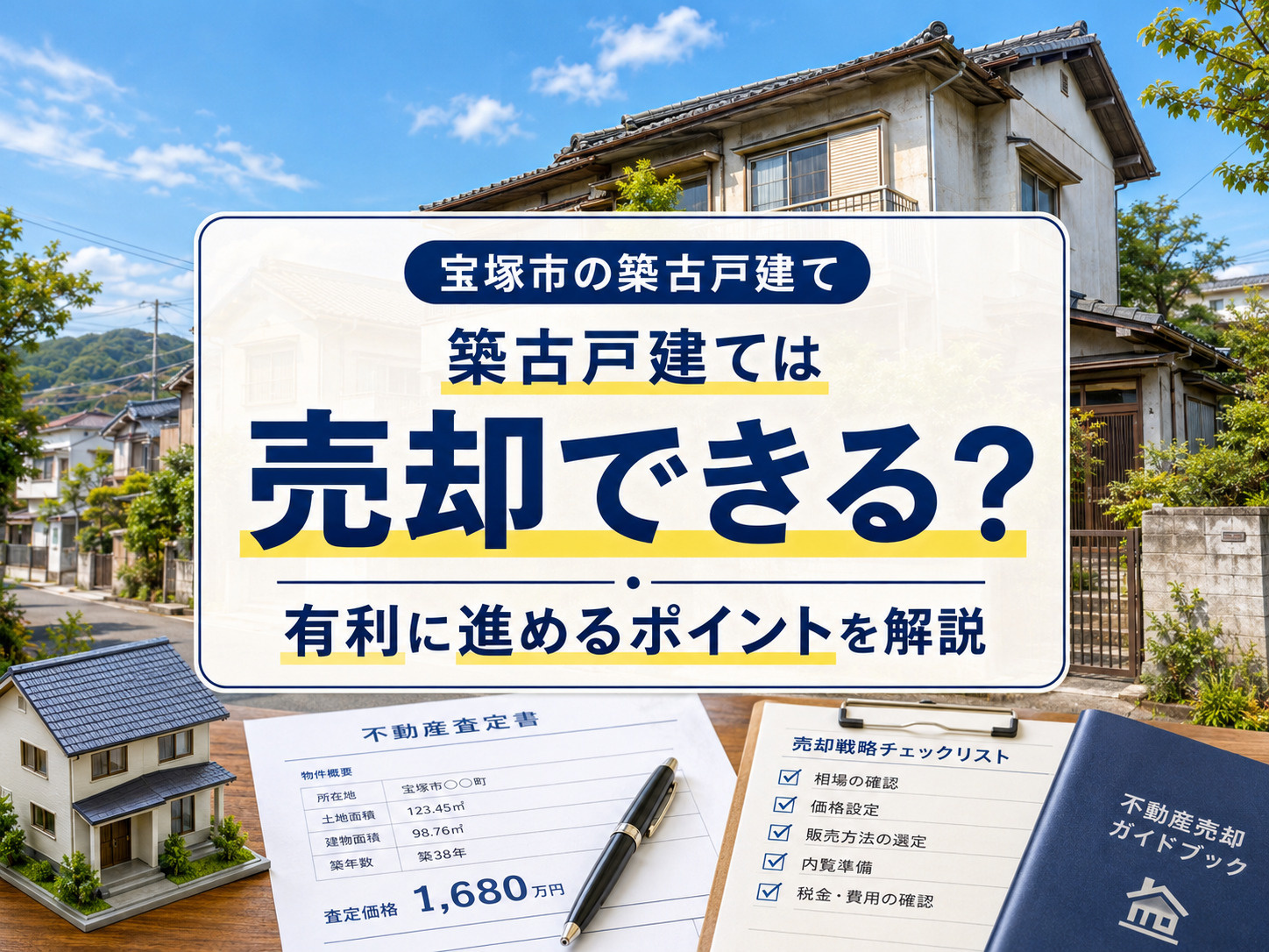 宝塚市の築古戸建ては売却できる？有利に進めるポイントを解説の画像