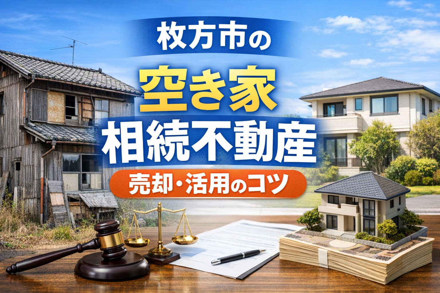 枚方市の空き家相続どうする？売却か活用か迷う方への判断ポイン...の画像
