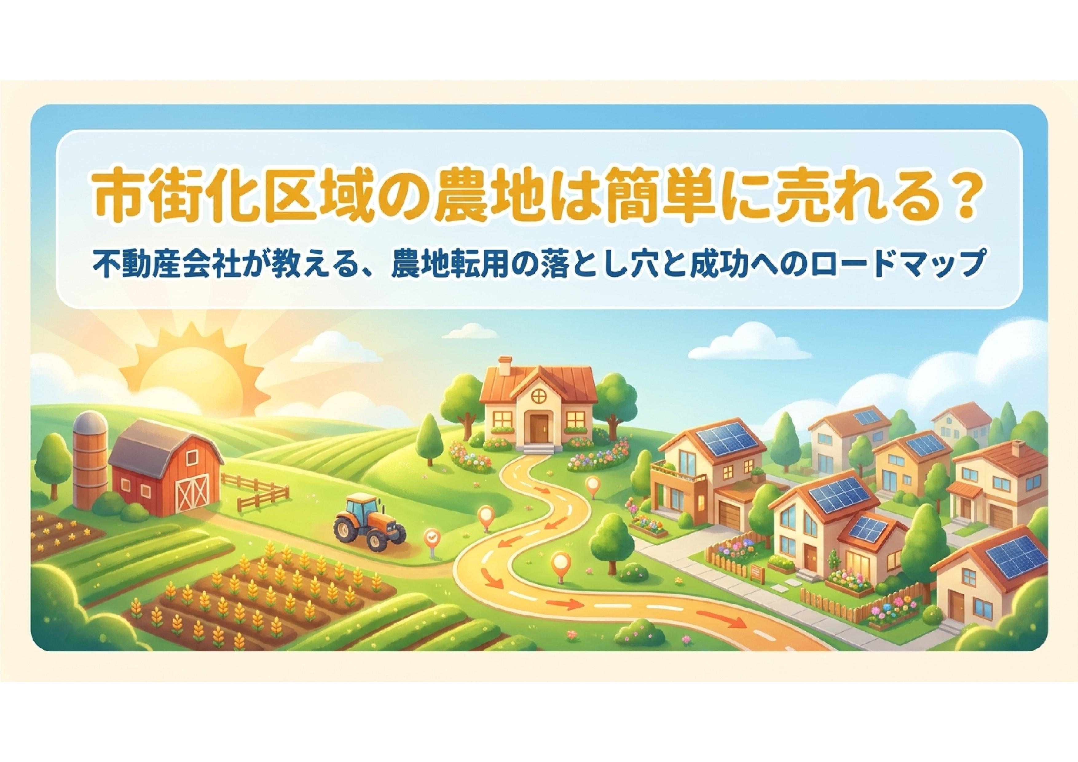 市街化区域の農地転用の仕方の画像