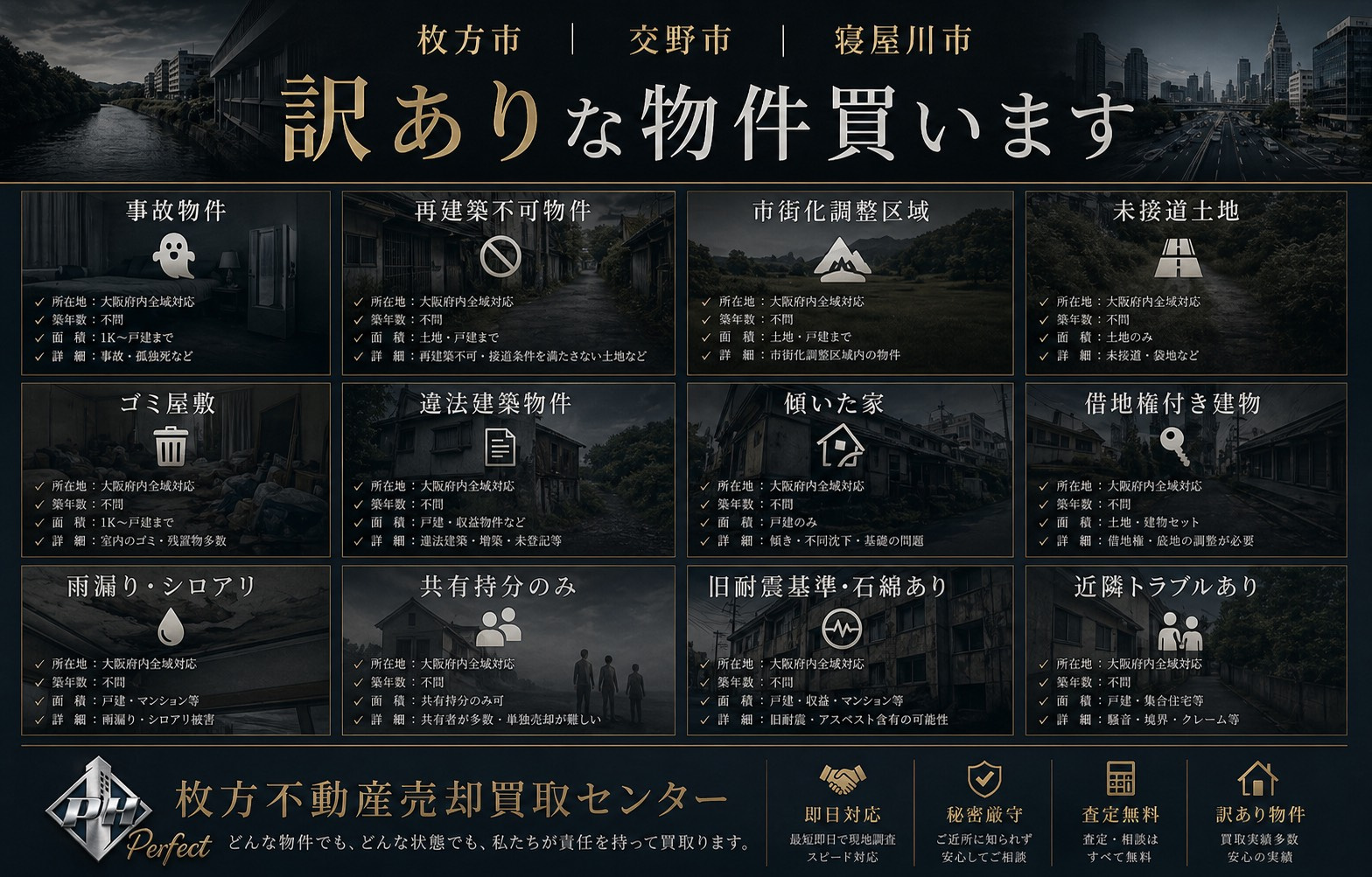 【訳あり物件】枚方不動産売却買取センターが買取ます！の画像