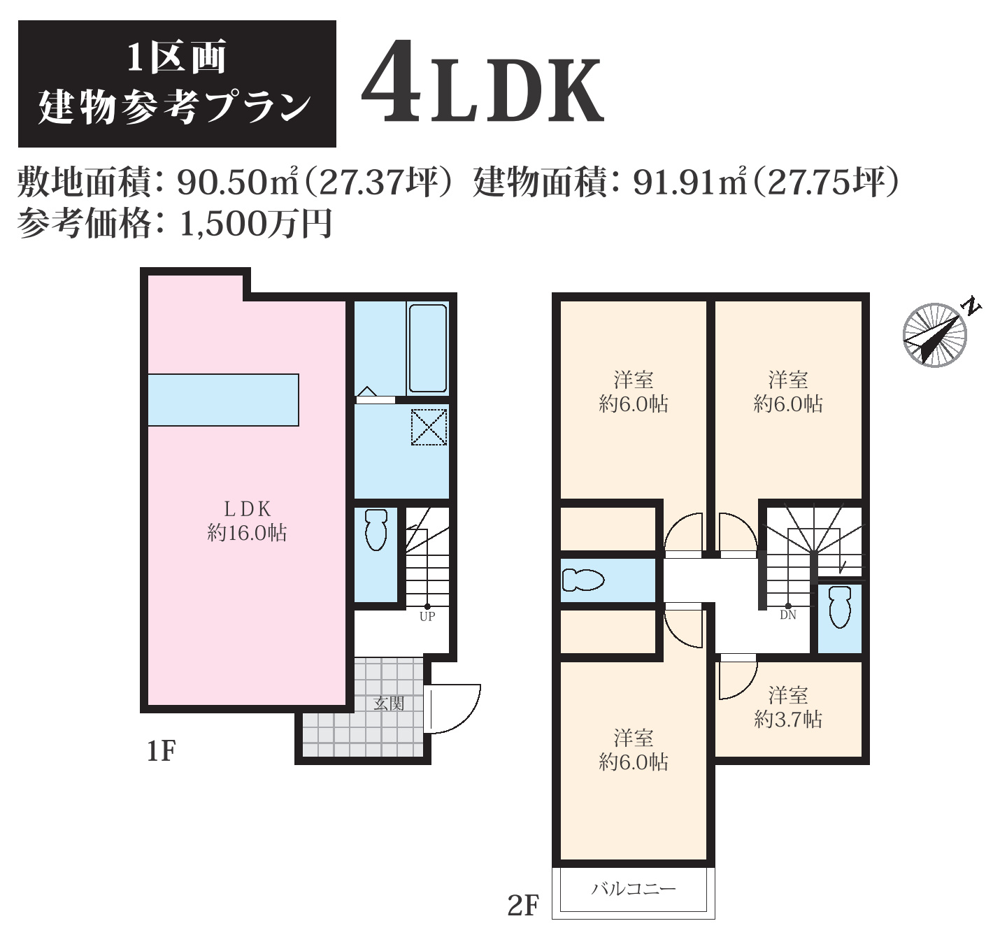 かしわ台駅徒歩６分！【新規未公開売地】の画像
