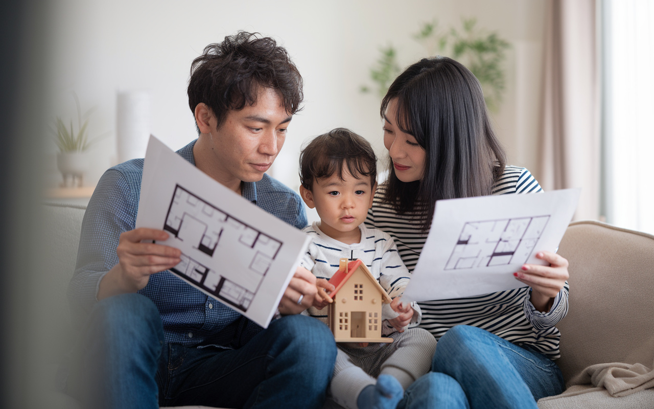 子育て世帯の家選びは賃貸か購入か？判断ポイントを整理し自分た...の画像