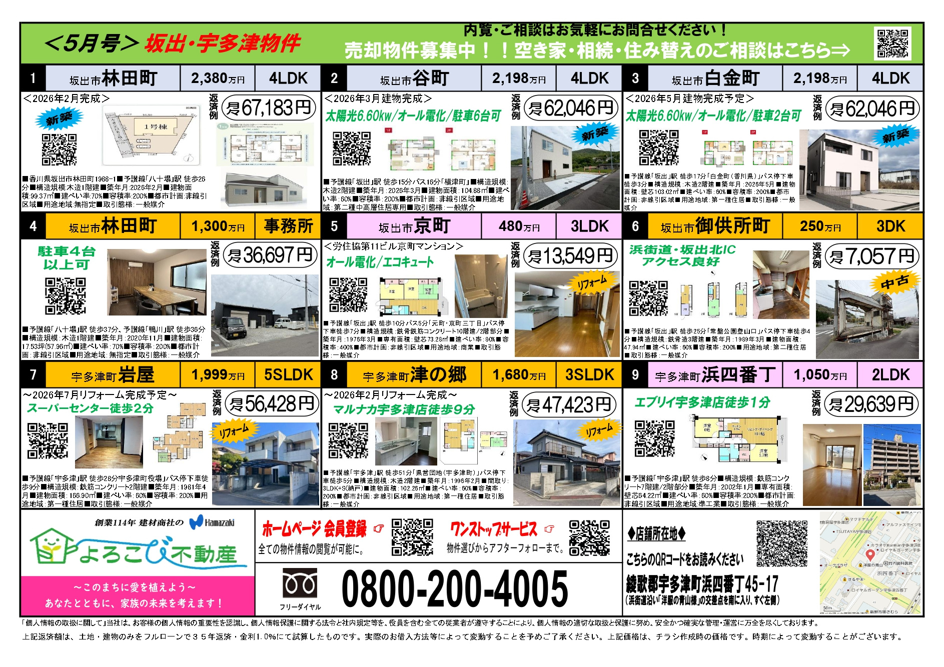 ５月号チラシ　坂出・宇多津方面の画像