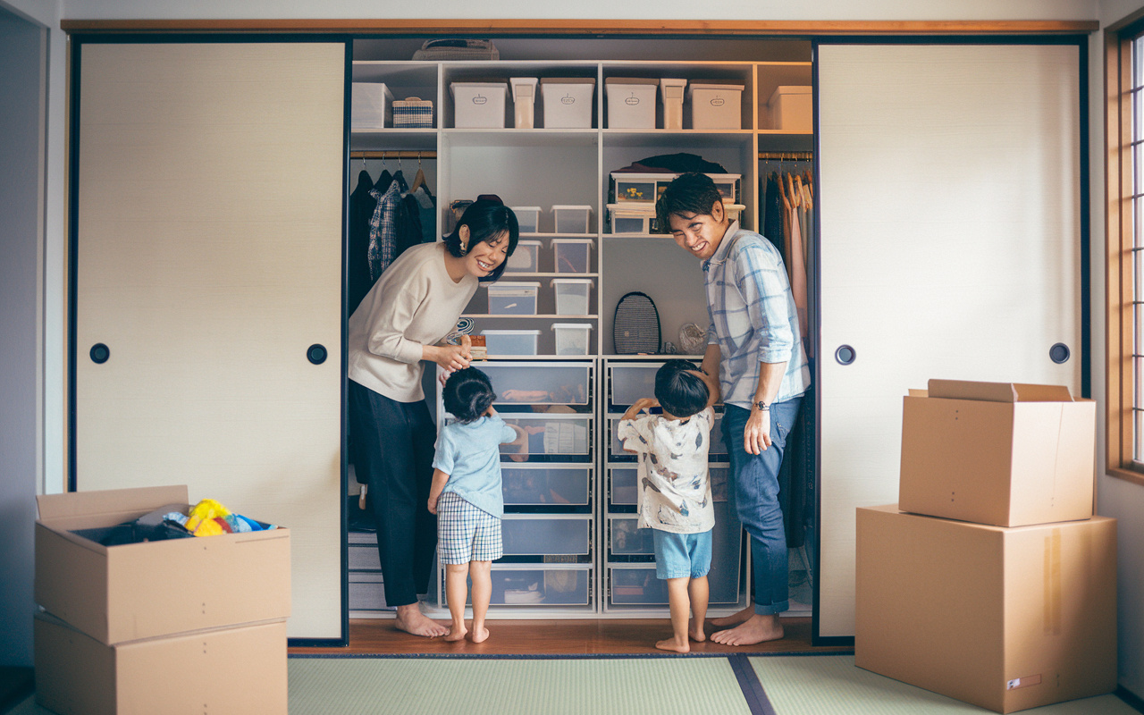 宇都宮市で賃貸を探す家族向け必見！収納多い物件の選び方と住環...の画像