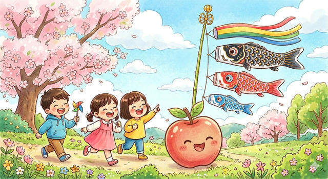 2026年5月5日（火曜）こどもの日　りんごの樹　元気にオー...の画像