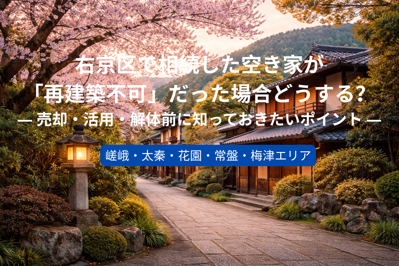 右京区で相続した空き家が「再建築不可」だった場合どうする？ ...の画像
