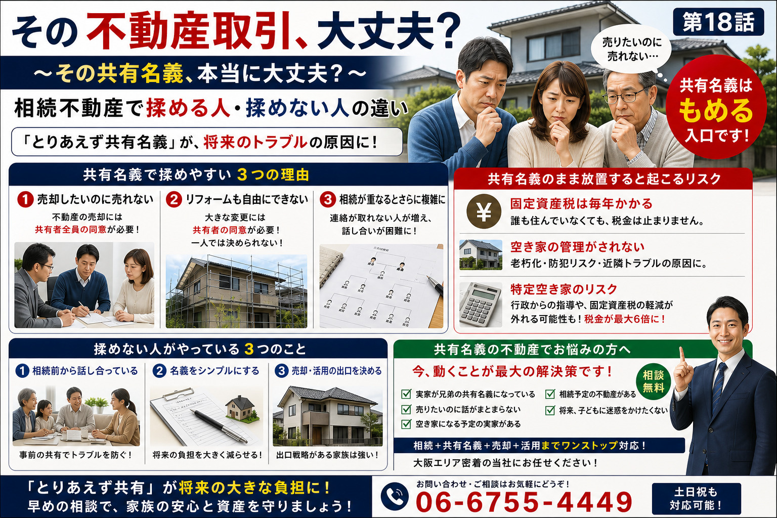 ～その共有名義、本当に大丈夫？ 相続不動産で揉める人・揉めな...の画像