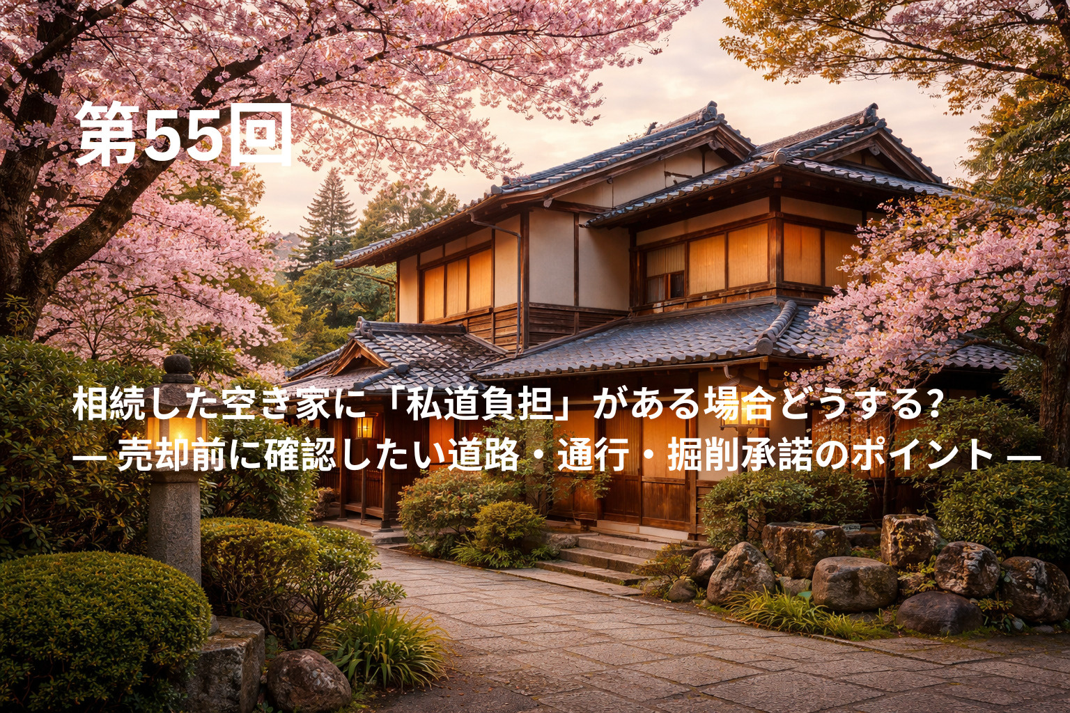 相続した空き家に「私道負担」がある場合どうする？ ― 売却前...の画像