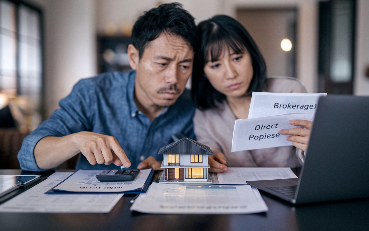 不動産の仲介と買取の違いは？比較してメリットデメリットを整理...の画像