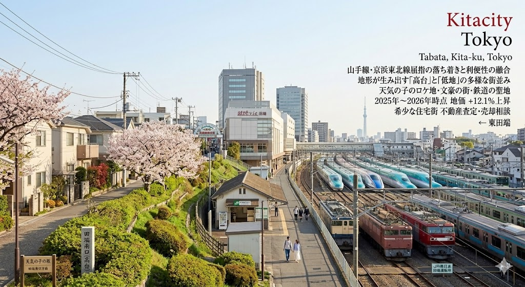 【東京都北区田端の不動産相場】地域の特徴と売却・査定のポイン...の画像