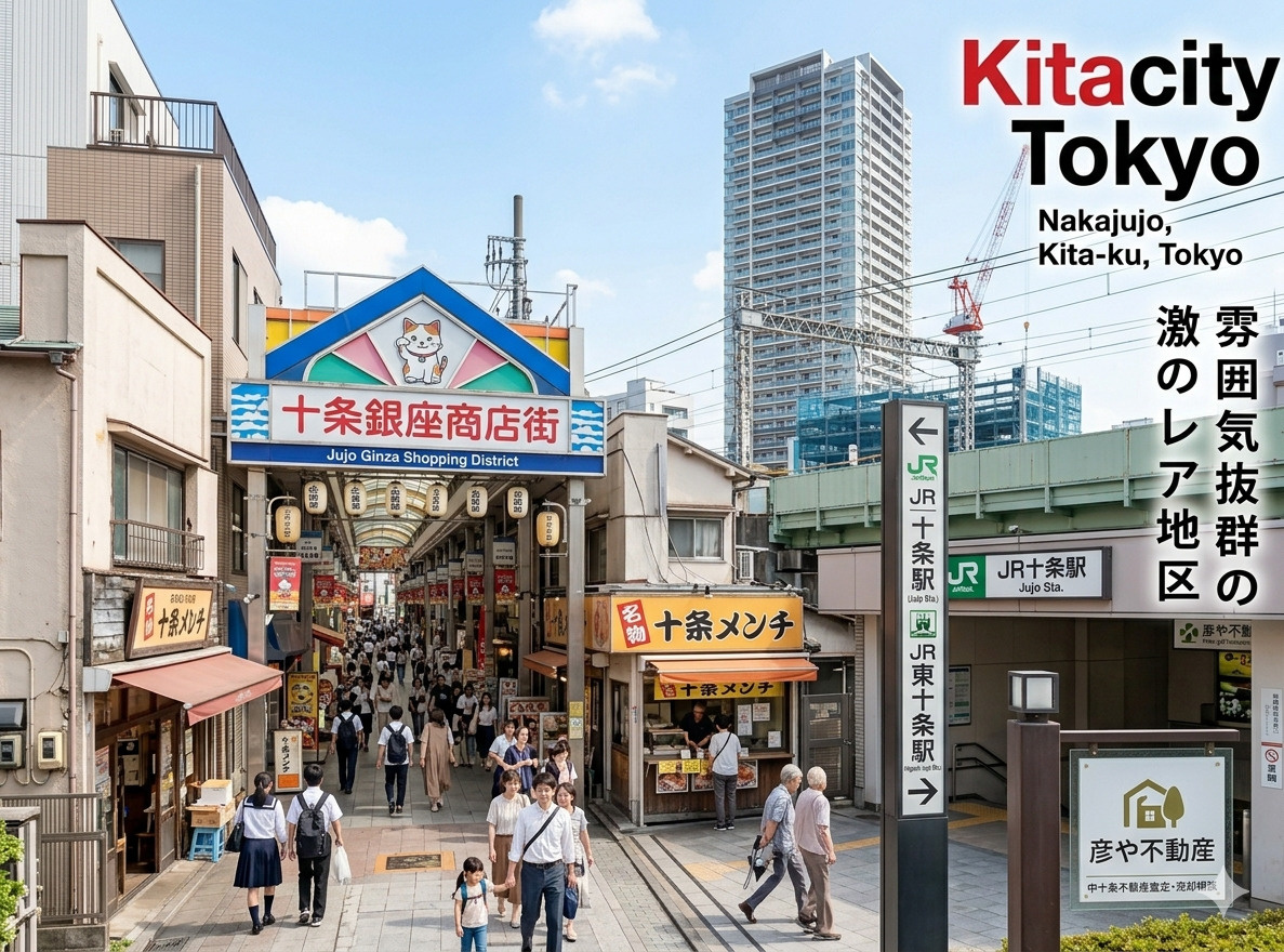 【東京都北区中十条の不動産相場】地域の特徴と売却・査定のポイ...の画像