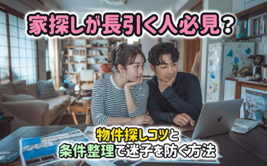 家探しが長引く人必見？物件探しコツと条件整理で迷子を防ぐ方法...の画像