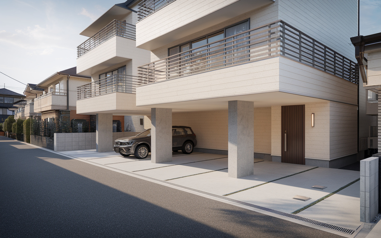 ピロティ付き3階建ての住みやすさは？駐車場の利便性とリスクや...の画像