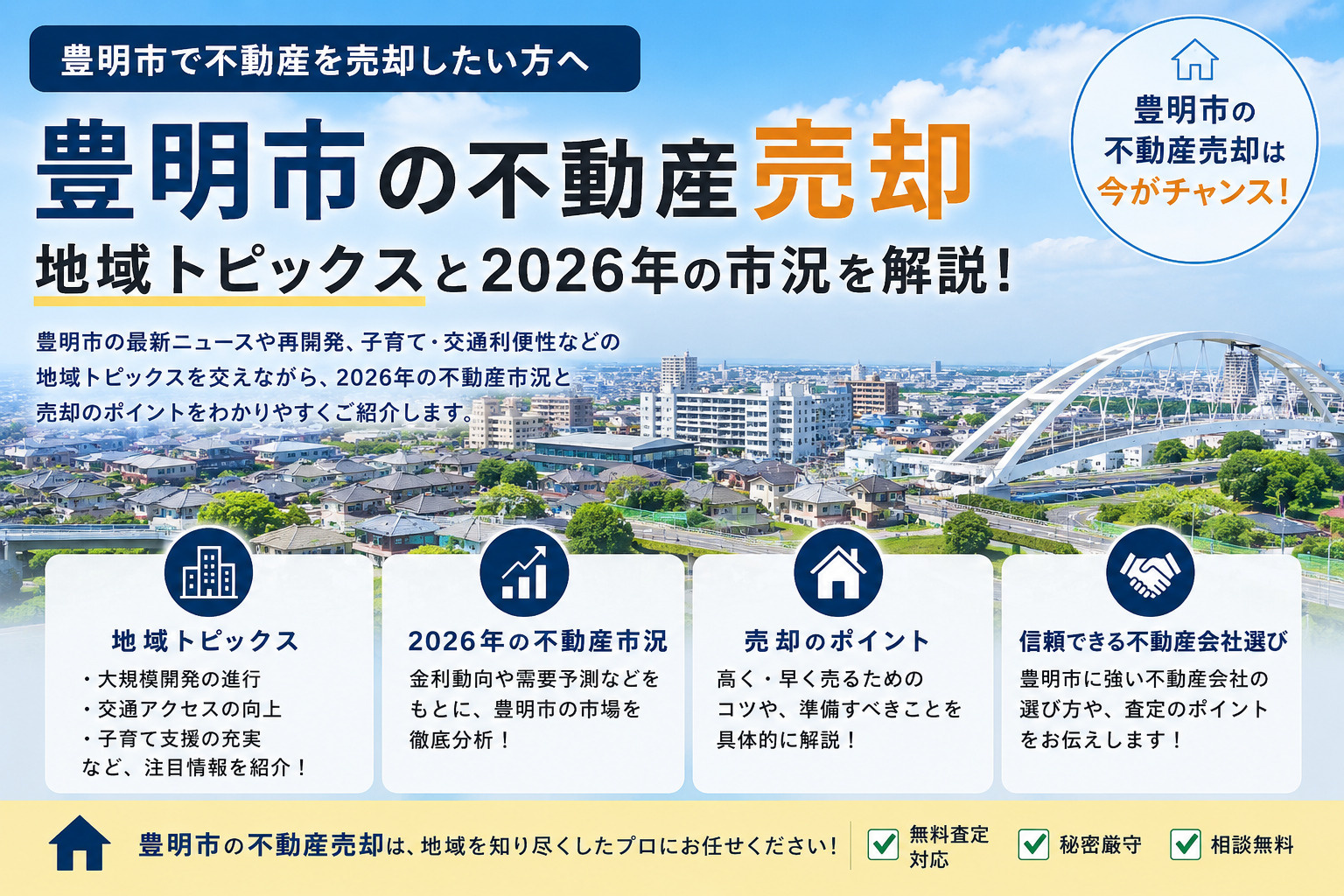 豊明市で不動産を高く売却するには？ 地域動向と2026年最新...の画像