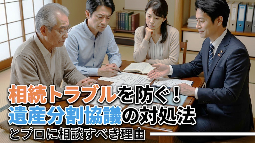 相続トラブルを防ぐ！遺産分割協議の対処法とプロに相談すべき理...の画像