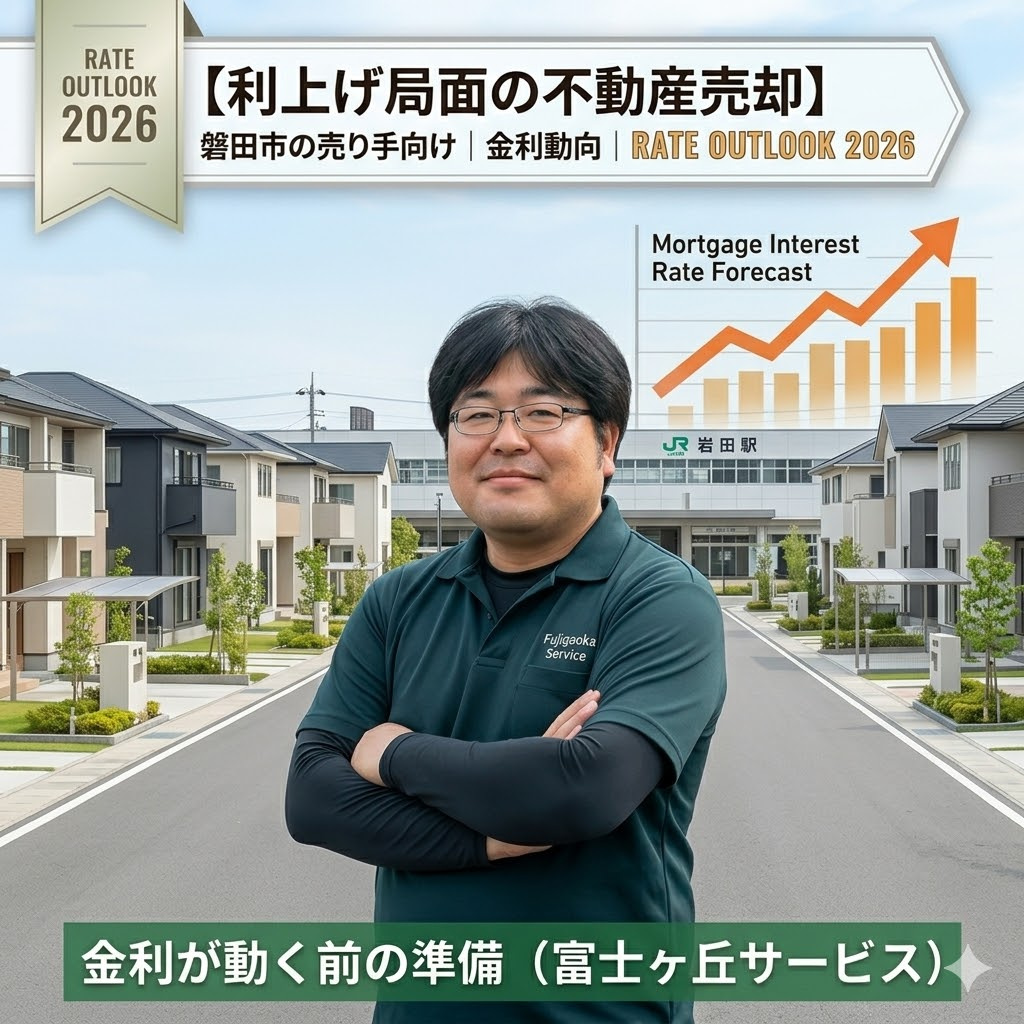 【6月利上げ観測】磐田市の不動産売却、金利が動く前の準備の画像