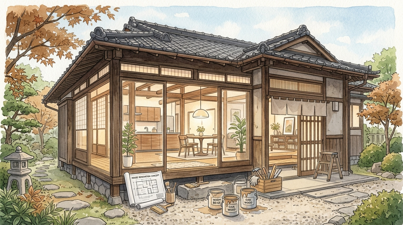 中古住宅を買ってリフォーム。その前に知っておきたい費用と段取...の画像