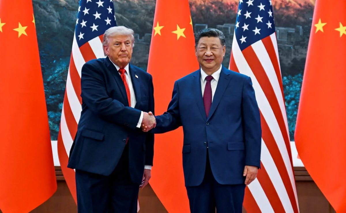 米中首脳会談の画像