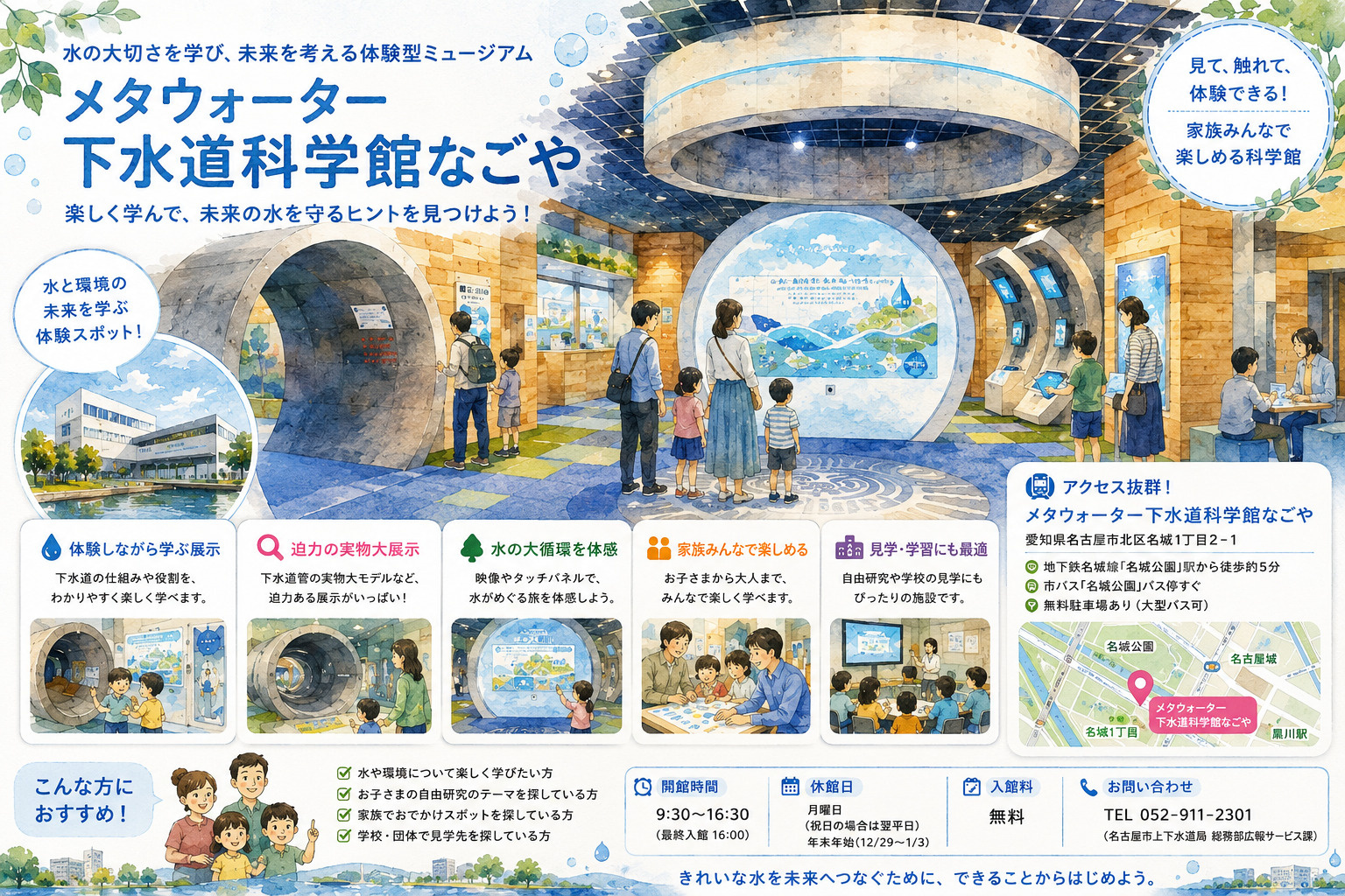 メタウォーター下水道科学館なごや周辺の住みやすさは？家族で学...の画像