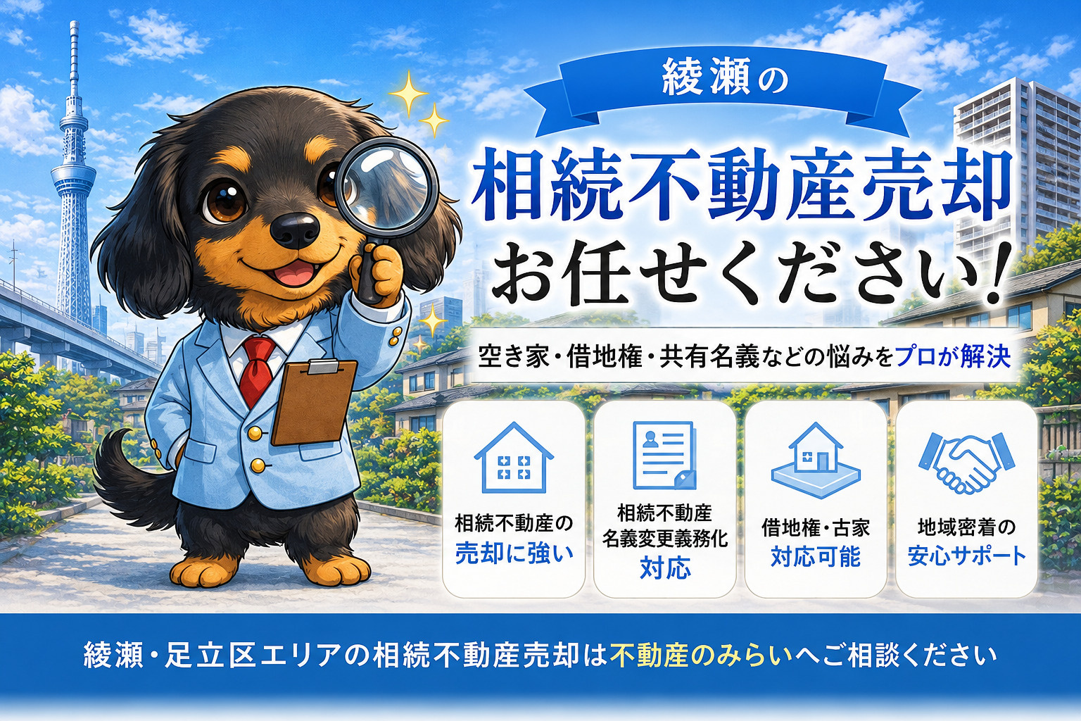 【綾瀬 相続不動産売却】空き家・借地権・共有名義も対応｜失敗...の画像