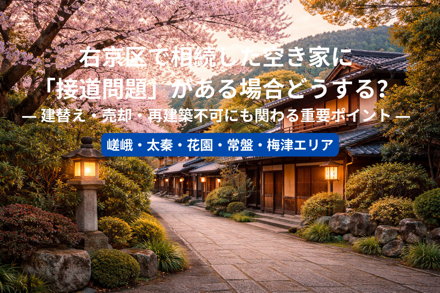 右京区で相続した空き家に「接道問題」がある場合どうする？ ―...の画像