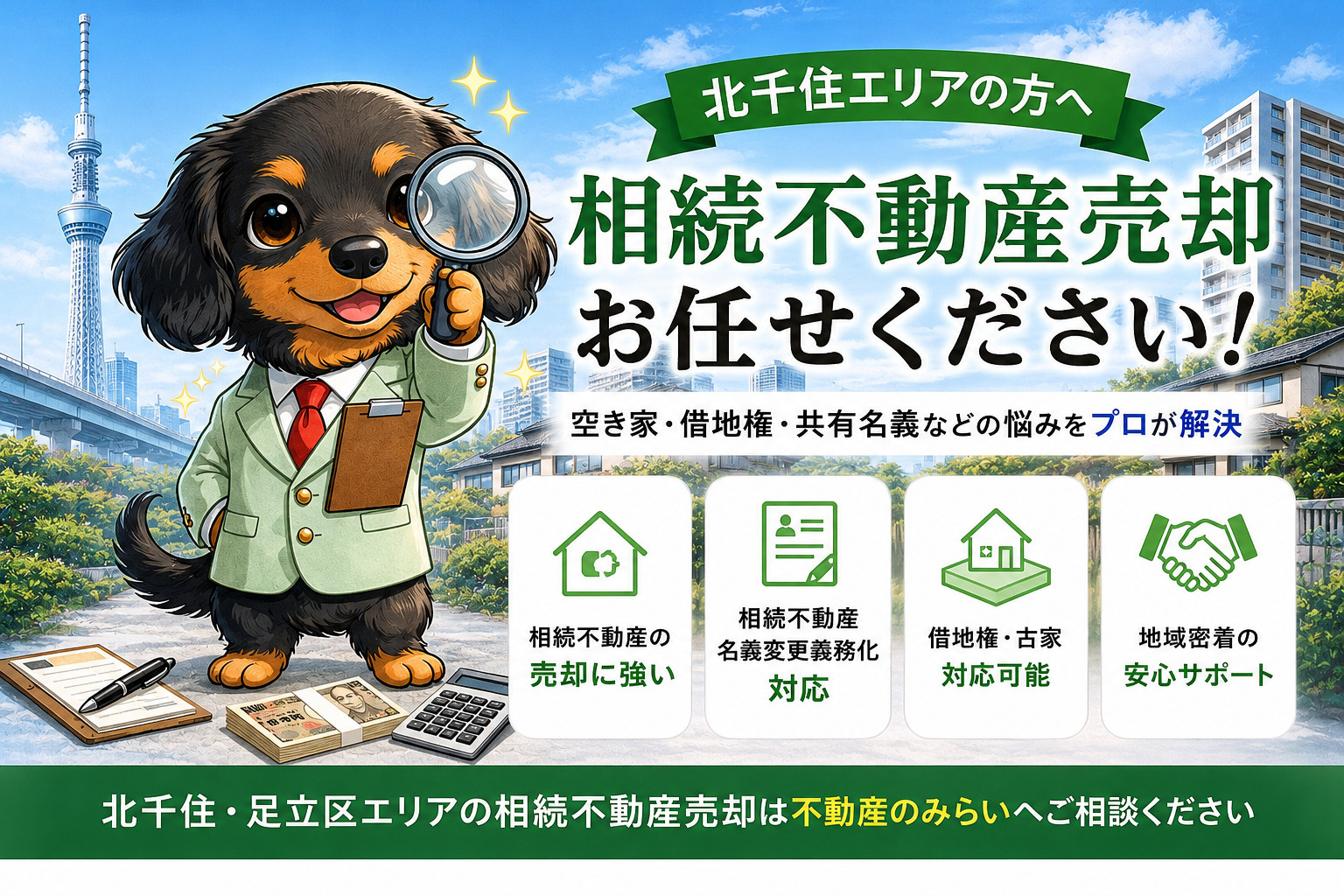 【北千住 相続不動産売却】空き家放置にうんざりしていませんか...の画像
