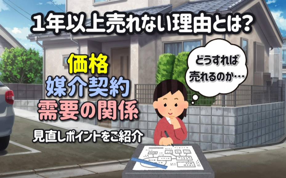 １年以上売れない理由とは？価格や媒介契約と需要を見直しどうす...の画像