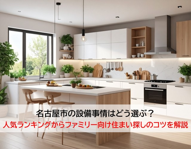 名古屋市の設備事情はどう選ぶ？人気ランキングからファミリー向...の画像